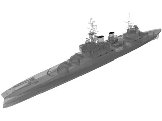 Renown Battlecruiser 3D Model preview