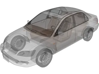 Mitsubishi Lancer Cedia (2000) [Japan] 3D Model preview