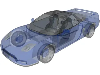 Honda NSX 3D Model preview