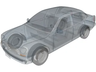 Toyota Origin 3D Model preview