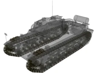 Matilda Mk2 3D Model preview