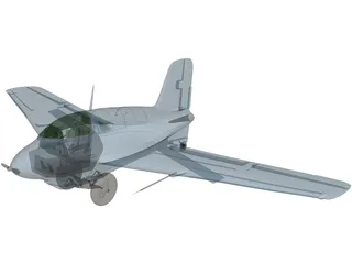 Messerschmitt Me 163 Komet 3D Model preview