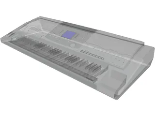 Yamaha PSR 9000 3D Model preview