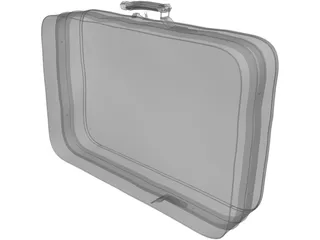 Traveling Suitcase 3D Model preview