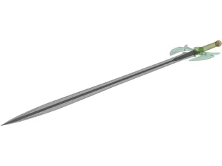 Fantasy Sword 3D Model preview