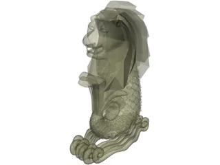 Merlion 3D Model preview