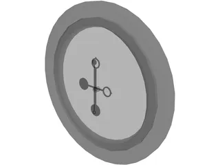 Clock 3D Model preview