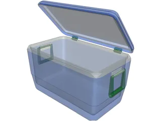 Chest Cooler 3D Model preview