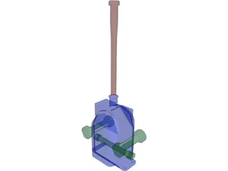 Hand Pump 3D Model preview
