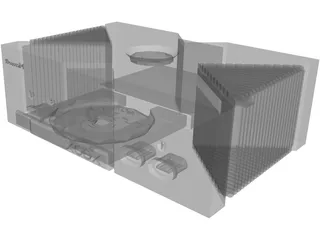 XBox Console 3D Model preview