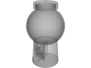 Gumball Machine 3D Model preview