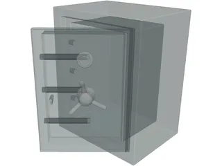 Safe Medium 3D Model preview