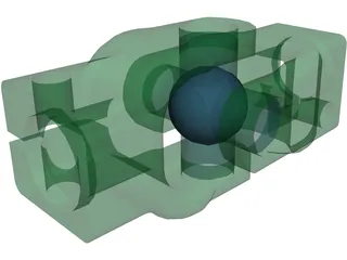 Universal Joint 3D Model preview