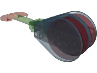 Crane Hook Large 3D Model preview