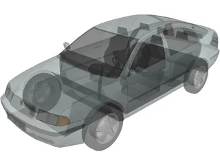 Skoda Octavia 3D Model preview