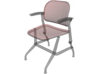Steelcase Cachet Chair 3D Model preview