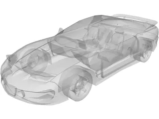 Pontiac Trans Am WS6 3D Model preview
