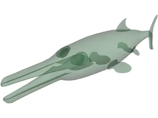 Ictiosaurus 3D Model preview