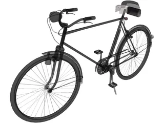 Bicycle JC Higgins 3spd English 3D Model preview