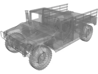 HUMVEE 2-door 3D Model preview