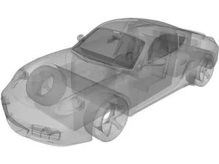 Porsche Cayman S 3D Model preview