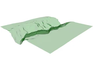 Canyon 3D Model preview