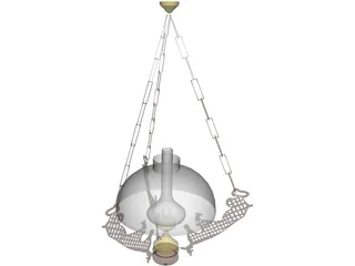 Suspension Light 3D Model preview