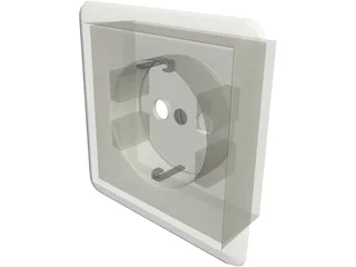 Plug Socket 3D Model preview