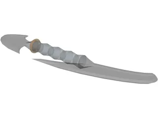 Double Mini Hand Axe 3D Model preview