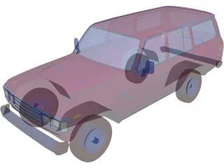 Toyota Land Cruiser 3D Model preview