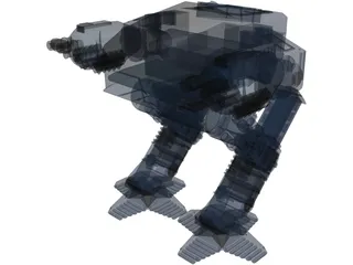 ED-209 Robot [Robocop] 3D Model preview