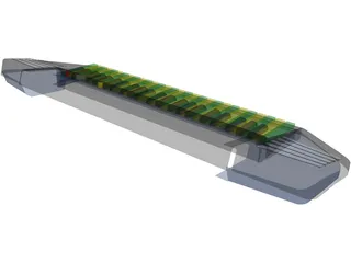 Electronic Keyboard 3D Model preview