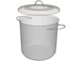 Pot 3D Model preview