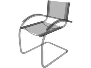 Breuer Cesca 3D Model preview