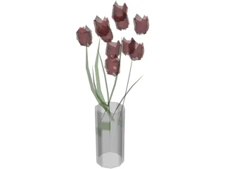 Flowers 3D Model preview
