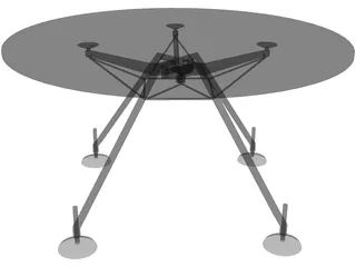 Table Hi-Tech 3D Model preview