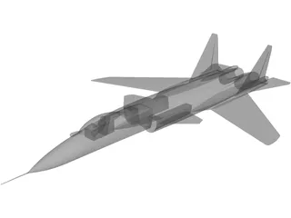Sukhoi Su-47 Berkut 3D Model preview