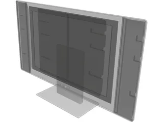 Plazma TV 3D Model preview
