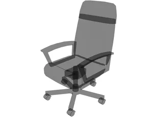Office Chair 3D Model preview
