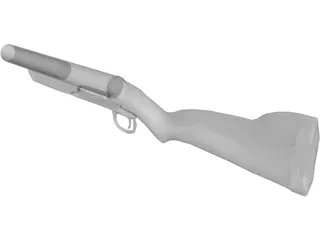 M79 Grenade Launcher 3D Model preview