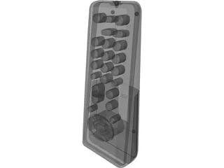 Remote Controller 3D Model preview