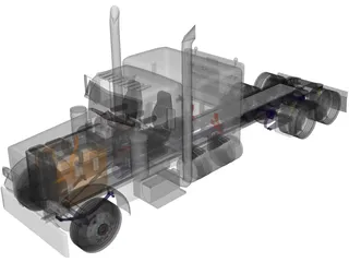 Peterbilt 379 3D Model preview