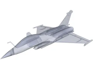Dassault Rafale 3D Model preview