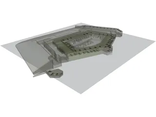 Fort Knox Maine 3D Model preview
