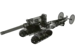 B-4 wz.1931 kal.203mm 3D Model preview