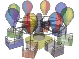 Samba Baloon 3D Model preview