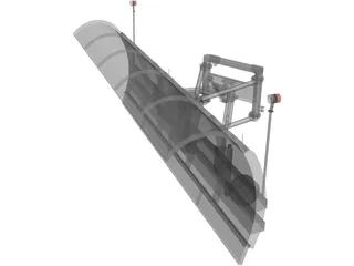 Snow Plower 3D Model preview
