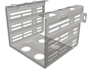 HDD Holder 3D Model preview