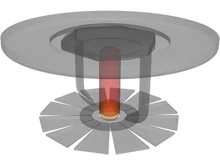 Fire Sprinkler 3D Model preview