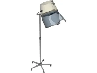 Hairdryer 3D Model preview